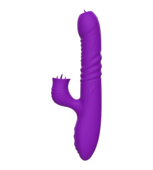 ARMONY - VIBRATEUR LAPIN ENTIÈREMENT G SPOT AVEC LANGUE STIMULANTE EFFET CHALEUR VIOLET