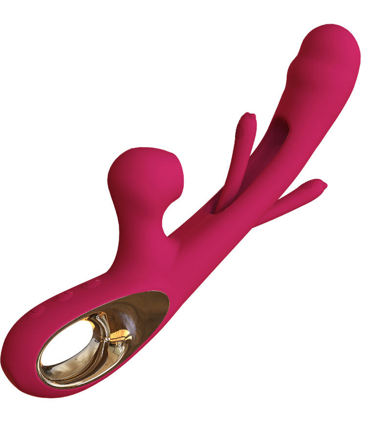 ARMONY - VIBRATEUR IMPACT SWING  DOUBLE STIMULATEUR MODÈLE 2 BORDEAUX