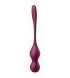 SATISFYER - LOVE BIRDS VARY BALLES VIBRANTES APPLICATION GRATUITE VIN ROUGE