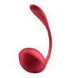 SATISFYER - SHINY PETAL STIMULATEUR À TÉLÉCOMMANDE À DISTANCE G POINT ROUGE APPLICATION GRATUITE