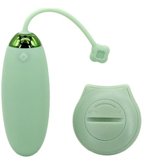 ARMONY - KITTY FUN EGG VIBRATEUR TÉLÉCOMMANDE 10 VIBRATIONS VERT