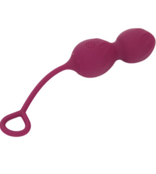 ARMONY - BLOSSOMS HALTÈRE VAGINALE VIBRATION TÉLÉCOMMANDE 10 VIBRATIONS ROUGE FONCÉ