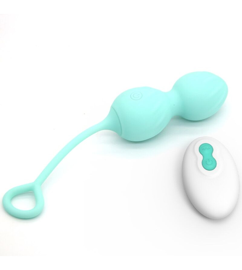 ARMONY - BLOSSOMS TÉLÉCOMMANDE DE VIBRATION D'HALTÈRE VAGINALE 10 VIBRATIONS VERT