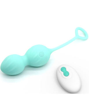 ARMONY - BLOSSOMS TÉLÉCOMMANDE DE VIBRATION D'HALTÈRE VAGINALE 10 VIBRATIONS VERT