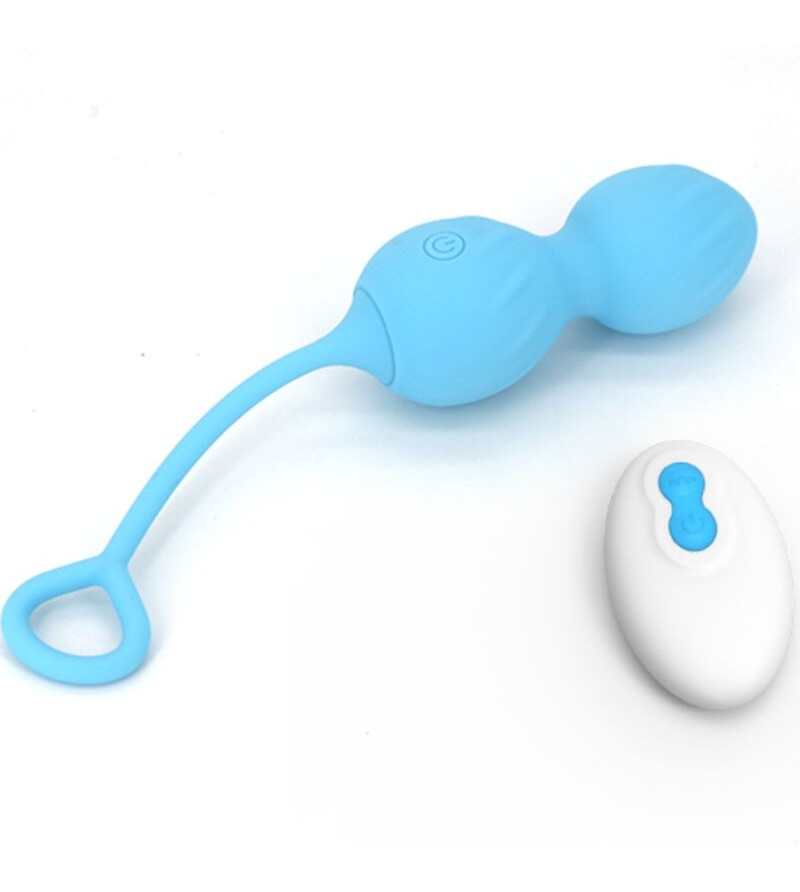 ARMONY - BLOSSOMS HALTÈRE VAGINALE VIBRATION TÉLÉCOMMANDE 10 VIBRATIONS BLEU