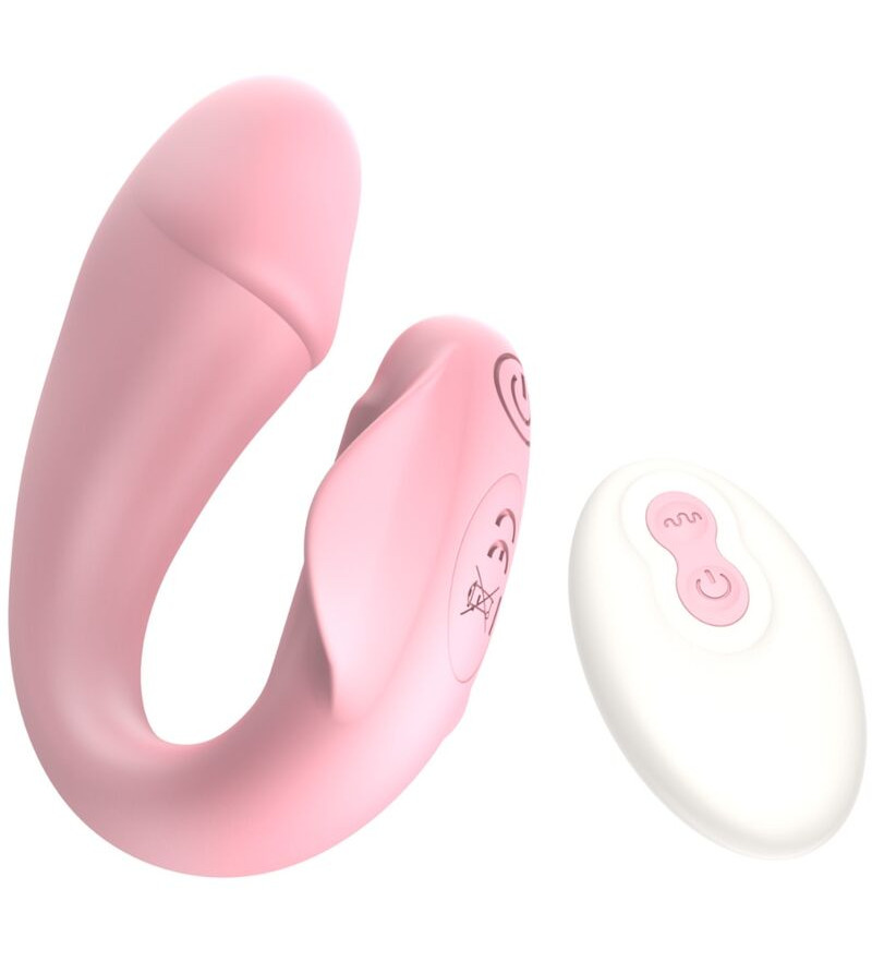 ARMONY - FRESHFUN CICI STAP-ON VIBRATEUR TÉLÉCOMMANDE ET APPLICATION 10 VIBRATIONS ROSE