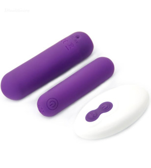 ARMONY - SPLASH JOLINE VIBRATEUR BULLET TÉLÉCOMMANDE EN SILICONE 10 VIBRATIONS 6.5 X 1.5 CM VIOLET