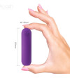 ARMONY - SPLASH JOLINE VIBRATEUR BULLET TÉLÉCOMMANDE EN SILICONE 10 VIBRATIONS 6.5 X 1.5 CM VIOLET