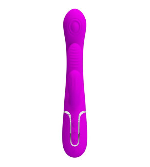 PRETTY LOVE - SHANIA TRIPLE RABBIT VIBRATEUR MULTIFONCTION ROSE