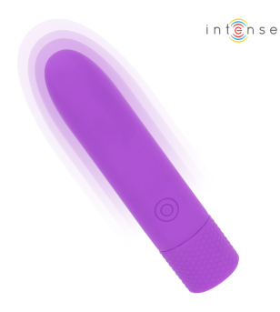 INTENSE - SYMONE BULLET VIBRANT RECHARGEABLE USB 8 VIBRATIONS VIOLET 10 X 2,2 CM