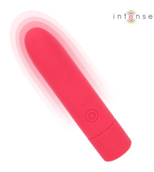 INTENSE - SYMONE BULLET VIBRANT RECHARGEABLE USB 8 VIBRATIONS ROUGE 10 X 2,2 CM