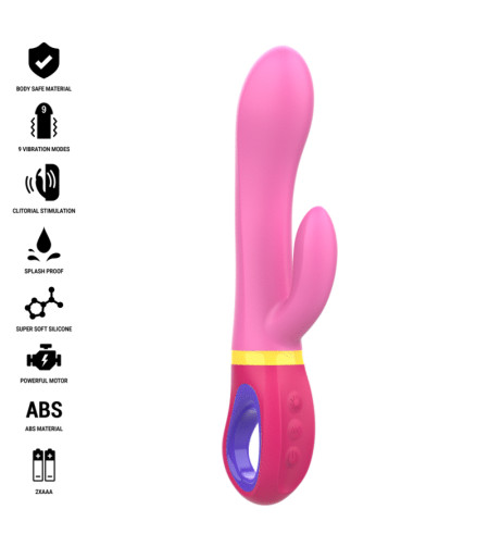 INTENSE - VIBRATEUR LAPIN ROSE DAPHNE