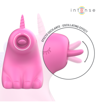 INTENSE - PINKIE STIMULATEUR LICORNE FUCSIA