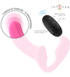 INTENSE - AMY DOUBLE VIBRATEUR 20 CM ROSE TÉLÉCOMMANDE