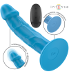 INTENSE - PHOEBE VIBRATEUR RÉALISTE 10 VIBRATIONS TÉLÉCOMMANDE BLEU