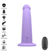 INTENSE - EDDIE VIBRATEUR 17,5 CM 10 VIBRATIONS VIOLET TÉLÉCOMMANDE