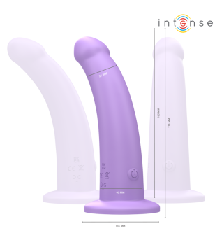 INTENSE - EDDIE VIBRATEUR 17,5 CM 10 VIBRATIONS VIOLET TÉLÉCOMMANDE