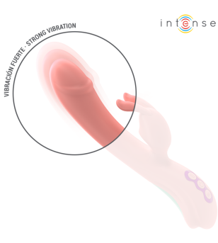 INTENSE - RACHEL VIBRATEUR RABBIT 5 VIBRATIONS ROSE