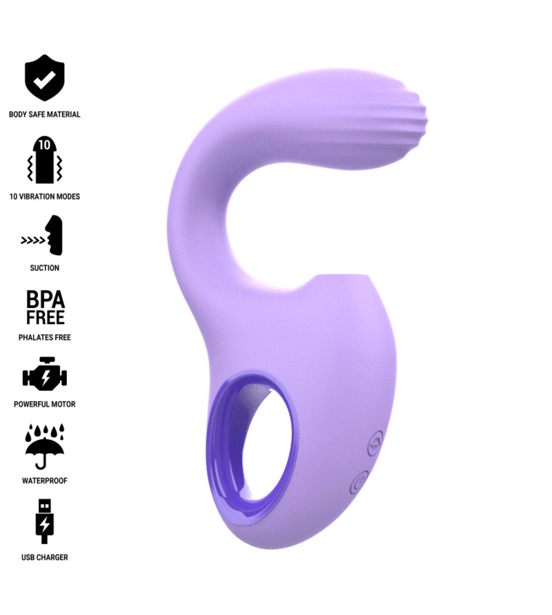 INTENSE - BAXTER VIBRATEUR  STIMULATEUR VIOLET