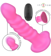 INTENSE - CINDY VIBRATEUR TAILLE L DESIGN SPIRALE 10 VIBRATIONS ROSE TÉLÉCOMMANDE