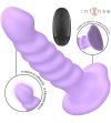 INTENSE - BRENDA VIBRATEUR TAILLE M DESIGN SPIRALE 10 VIBRATIONS VIOLET TÉLÉCOMMANDE