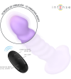 INTENSE - BRENDA VIBRATEUR TAILLE M DESIGN SPIRALE 10 VIBRATIONS VIOLET TÉLÉCOMMANDE