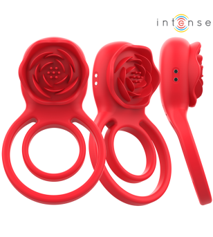 INTENSE - GAIL STIMULATEUR ROSE 10 VIBRATIONS ROUGE TELECOMMANDE
