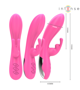 INTENSE - RANDALL VIBRATEUR RABBIT 10 VIBRATIONS ROSE
