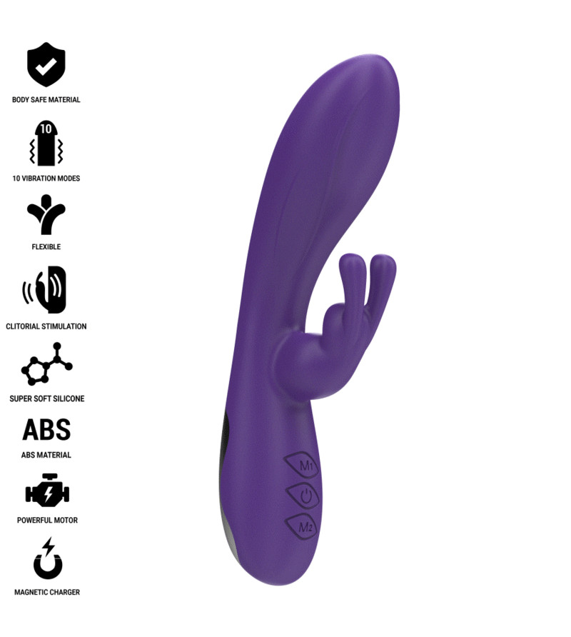 INTENSE - RANDALL VIBRATEUR RABBIT 10 VIBRATIONS VIOLET