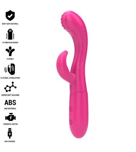 INTENSE - AMARA VIBRATEUR AVEC LANGUE STIMULANTE 10 VIBRATIONS ROSE