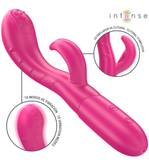 INTENSE - AMARA VIBRATEUR AVEC LANGUE STIMULANTE 10 VIBRATIONS ROSE