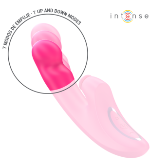 INTENSE - EMI VIBRATEUR 13,5 CM MULTIFONCTION 3 EN 1 10 VIBRATIONS ROSE
