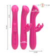 INTENSE - JULIETA VIBRATEUR RABBIT 18,6 CM 10 VIBRATIONS ROSE