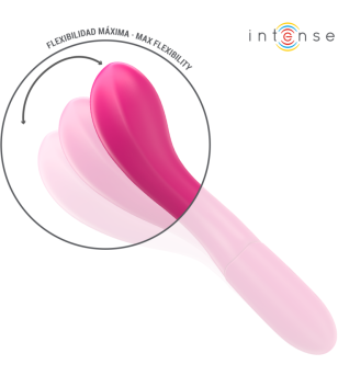 INTENSE - LISETTE VIBRATEUR 19 CM SOUPLE 10 VIBRATIONS ROSE
