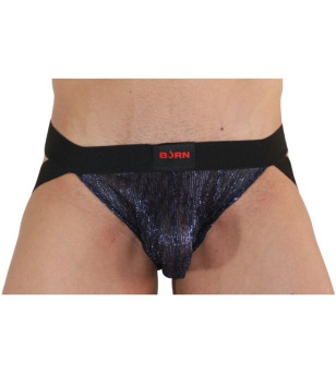 BURN - 006 JOCK BLEU BRILLANT / NOIR XL