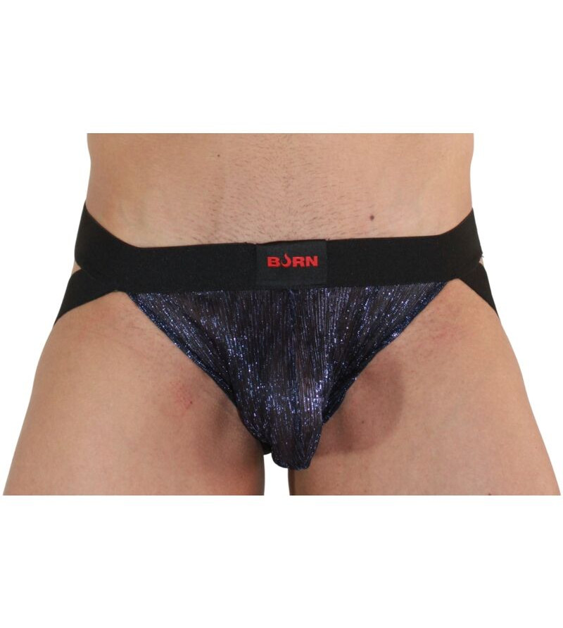 BURN - 006 JOCK BLEU BRILLANT / NOIR XL