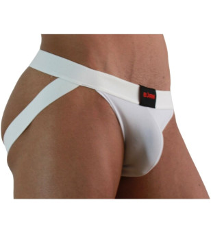 BURN - 007 JOCK LYCRA BLANC XL