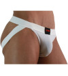 BURN - 007 JOCK LYCRA BLANC XL