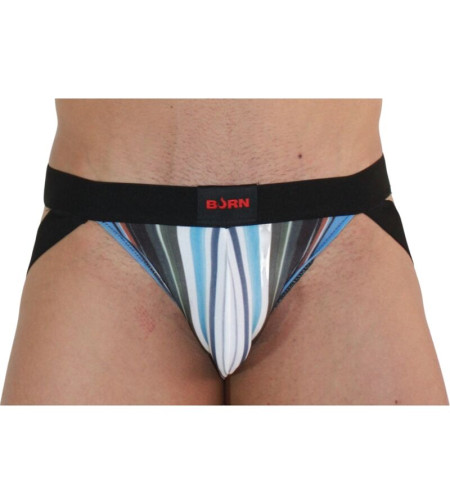 BURN - 009 JOCK MULTICOLORE / NOIR XL