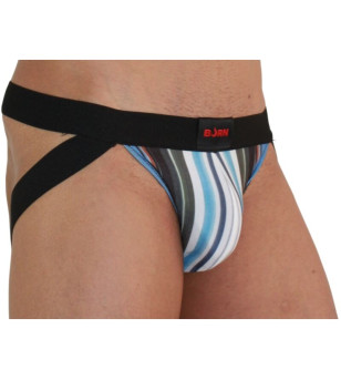 BURN - 009 JOCK MULTICOLORE / NOIR XL