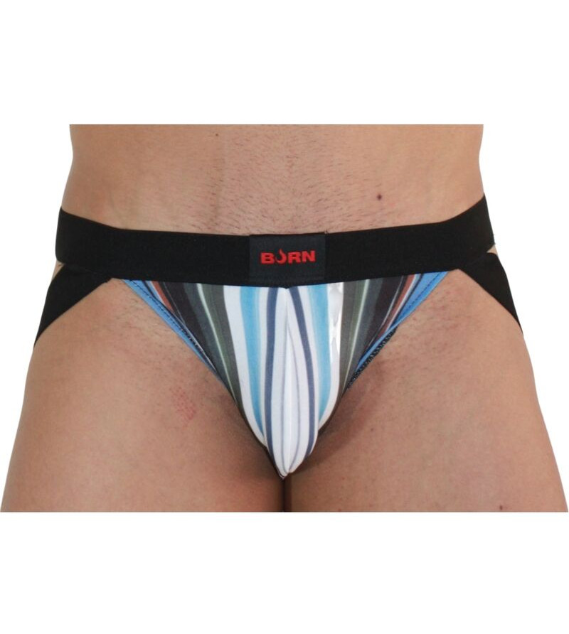 BURN - 009 JOCK MULTICOLORE / NOIR XL