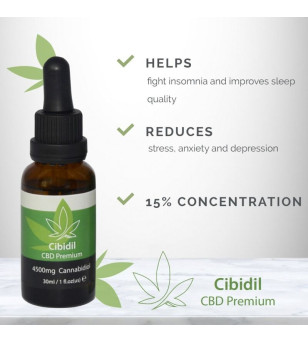 500 COSMETICS - CIBIDIL HUILE DE CBD RELAXANTE 15 % 30 ML