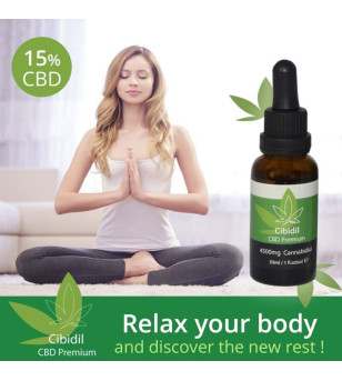 500 COSMETICS - CIBIDIL HUILE DE CBD RELAXANTE 15 % 30 ML