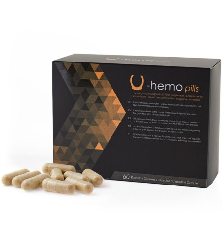 500 COSMETICS - CAPSULES U-INTEST POUR PRÉVENIR LES HÉMORROÏDES - 60 CAPSULES