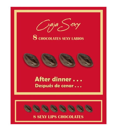 DIABLO PICANTE - BOITE DE 8 CHOCOLATS FORME VAGIN