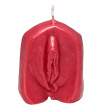 DIABLO PICANTE - BOUGIE EN FORME DE VAGIN ROUGE