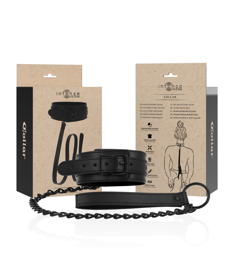 INTENSE - FETISH COLLIER EN CUIR VEGAN