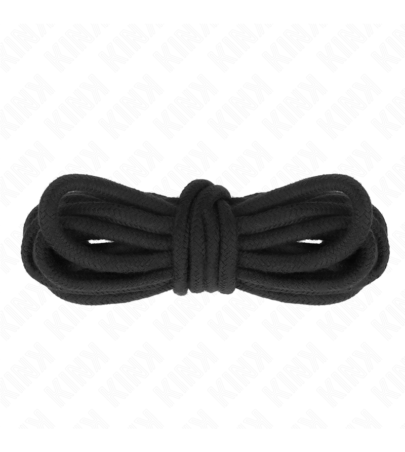 KINK - CORDE EN COTON 10 MÈTRES NOIR