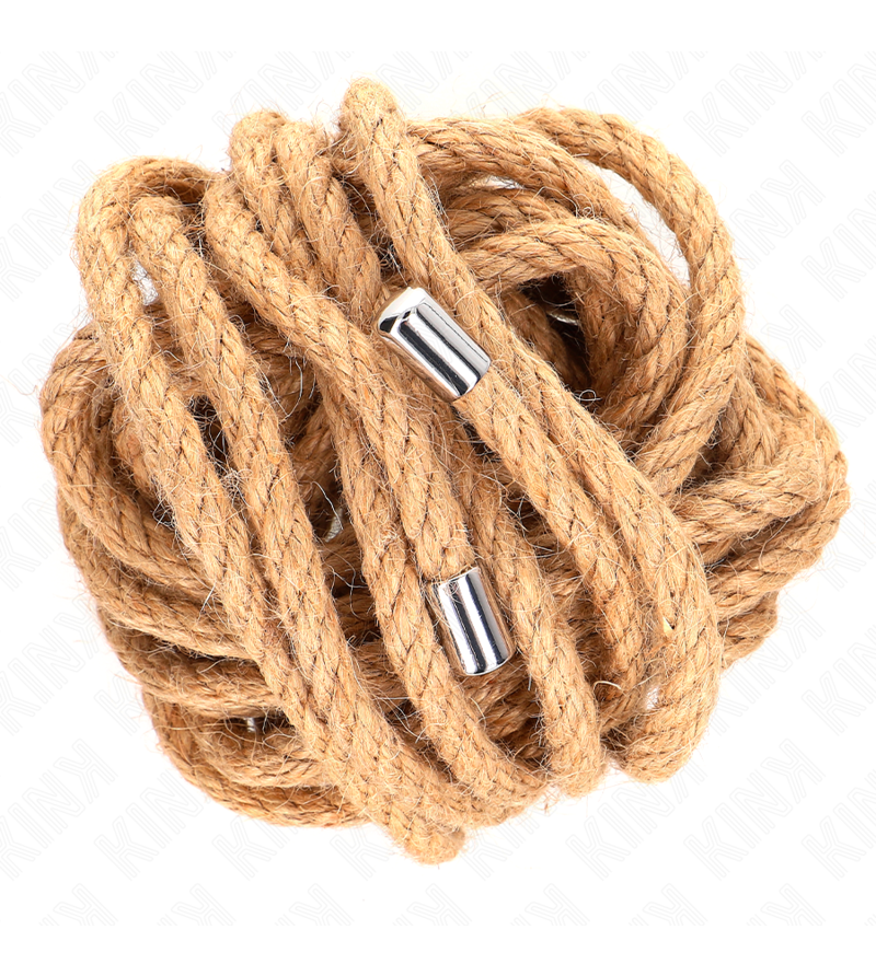 KINK - CORDE DE CHANVRE AVEC TÊTE MÉTALLIQUE 5 MÈTRES