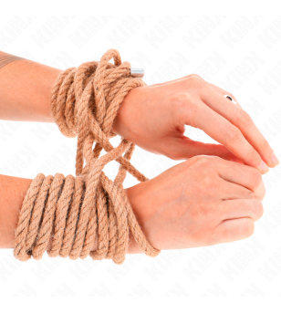 KINK - CORDE DE CHANVRE AVEC TÊTE MÉTALLIQUE 5 MÈTRES